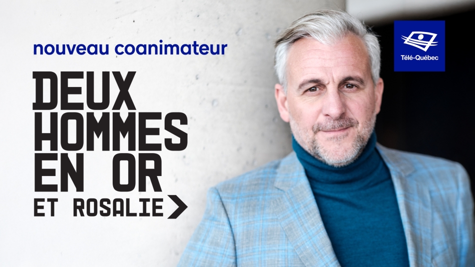 Patrick Huard devient un nouvel homme en or à Télé-Québec 