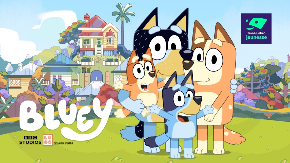 Bluey débarque à Télé-Québec, juste à temps pour la relâche