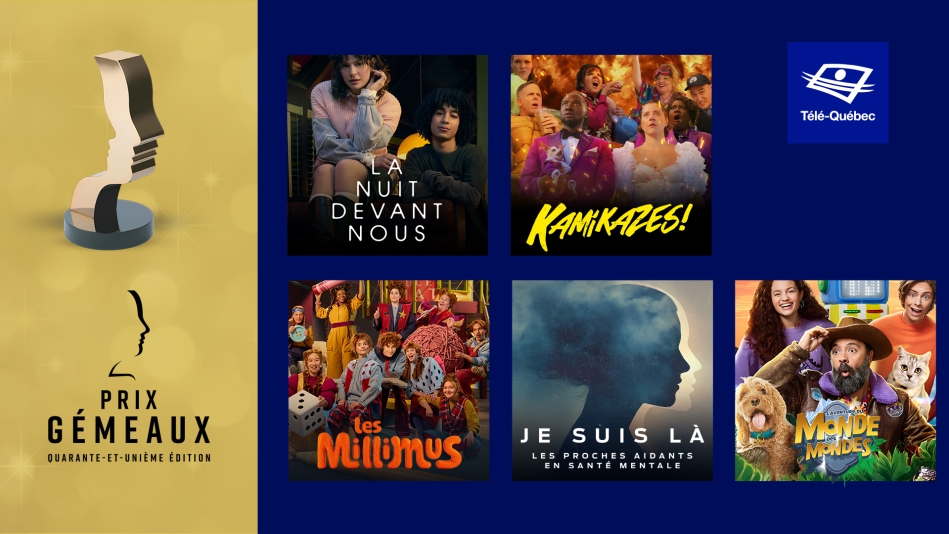 Les contenus dédiés à la jeunesse récoltent 50 nominations aux 41es prix Gémeaux