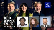 Télé-Québec | Deux hommes en or et Rosalie | Boucar Diouf, Mathieu Lacombe et Coco Belliveau