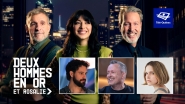 Télé-Québec | Deux hommes en or et Rosalie | Mike Ward, Sarah-jeanne Labrosse et Marc-Antoine Bazinet